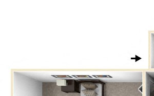 2-Bed/1-Bath, Foxglove Floor Plan 2-Bed/1-Bath, Foxglove Floor Plan at Timberlane Apartments, Peoria, Illinois